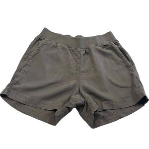 Faherty Elastic Waist Olive Shorts Size S